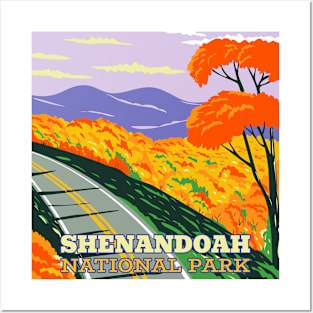 Shenandoah US National Park Gift T-Shirt Posters and Art